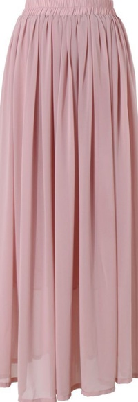 Dresses & Skirts - Pink maxi skirt